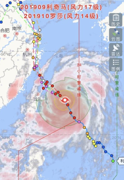 台风利奇马（台风利奇马路径）
