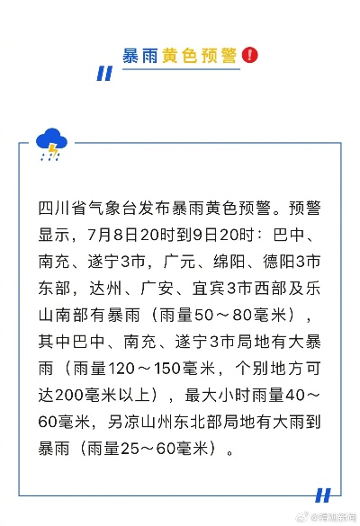 四川暴雨最新消息今天（四川暴雨最新消息今天实时）