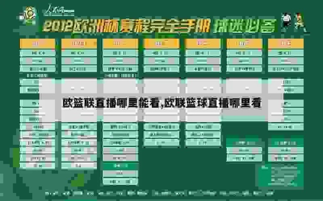 欧篮联赛篮球直播中心版V65.86.145.276苹果版本-好用