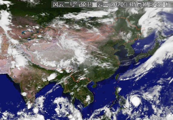 天气云图实况24小时（天气实时云层图）